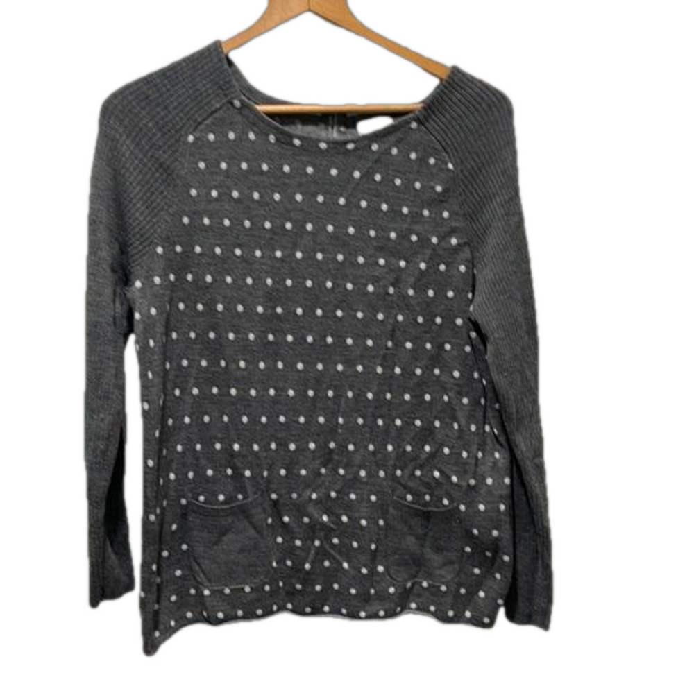 🌼LOFT gray
 sweater long sleeve GUC size XL
